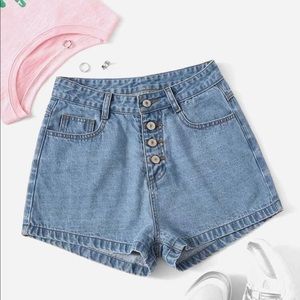 SHEIN High Waisted Denim Shorts